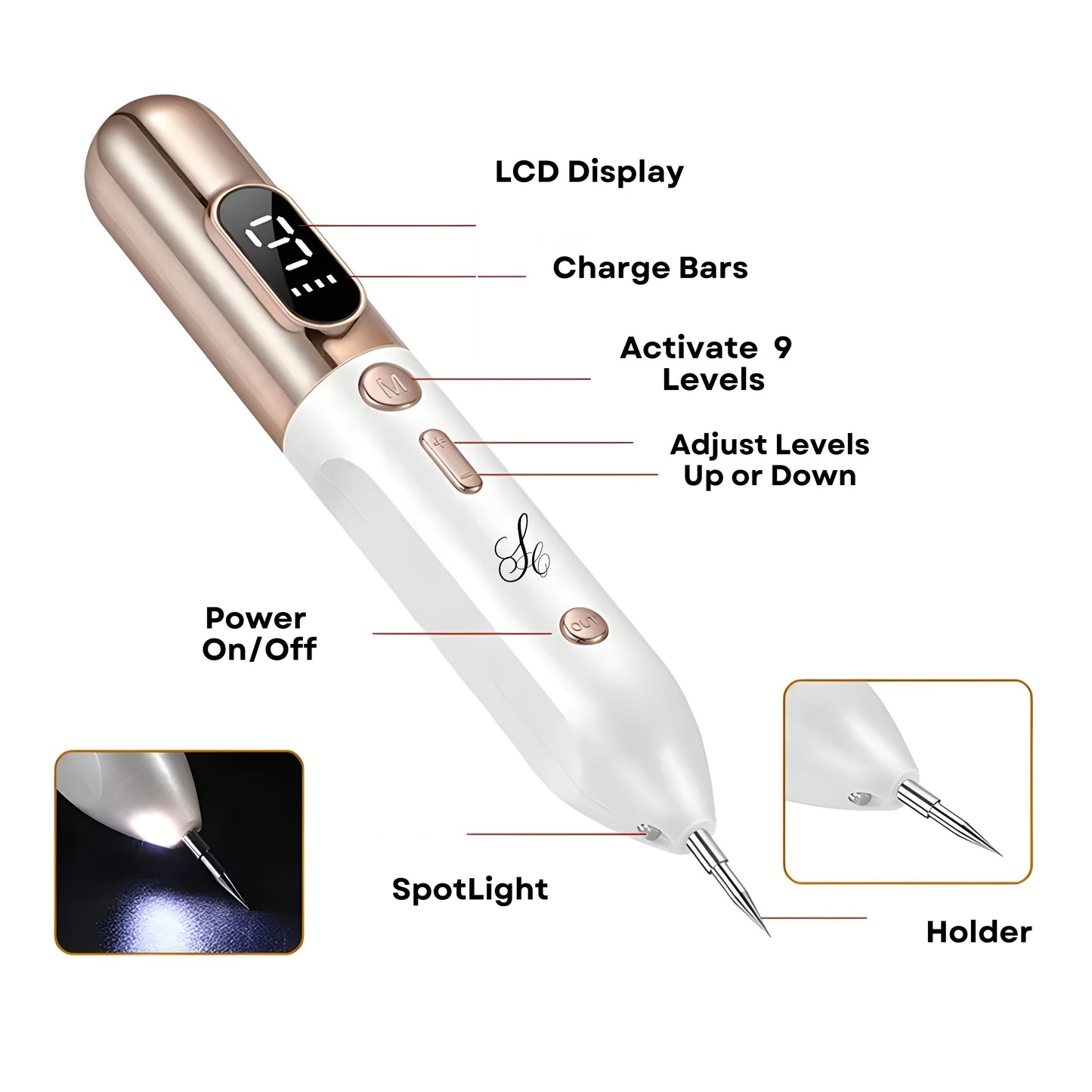SC Sapphire's Elegant Fibroblast Plasma Pen